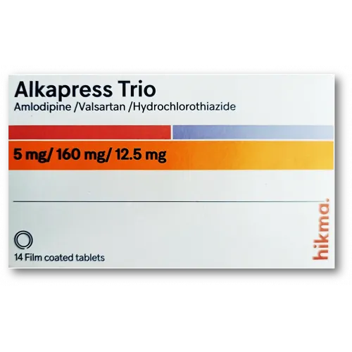 ALKAPRESS TRIO 5/160/12.5 MG 14 TAB س.ج