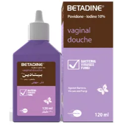 BETADINE 1 % VAG DOUCHE 120 ML س.ج