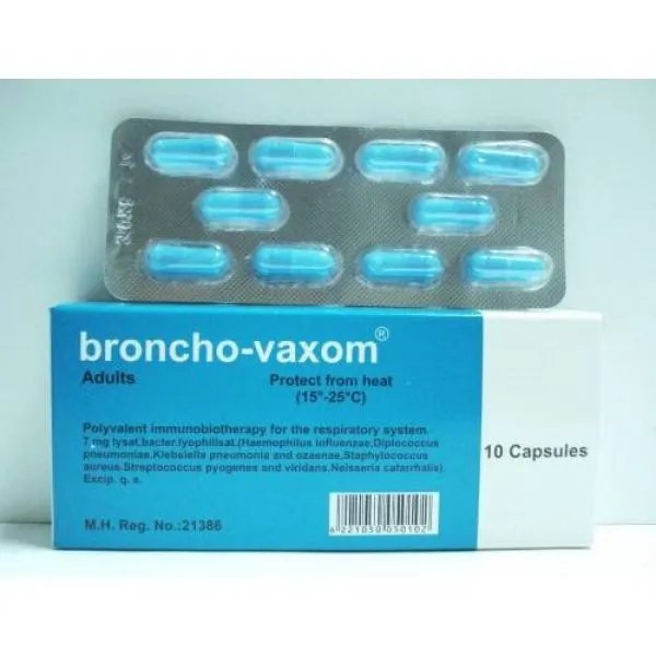 BRONCHO-VAXOM ADULT 10 CAP س.ق