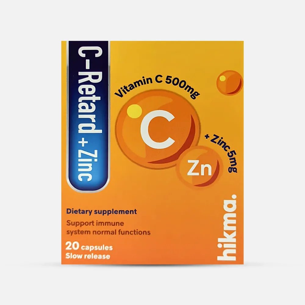 C-RETARD + ZINC 500 MG 20 CAP