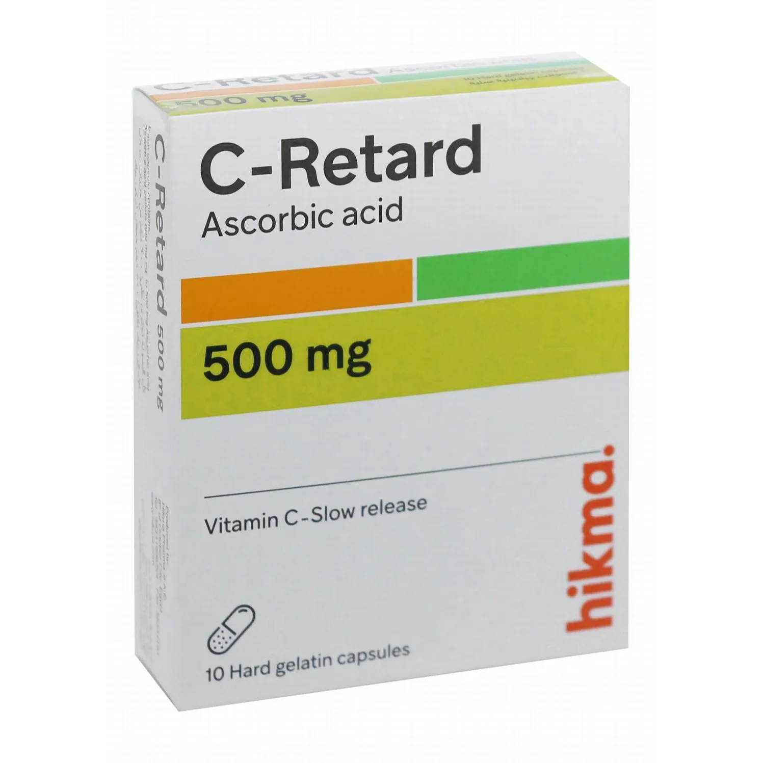C-RETARD 500 MG 10 CAP س.ج