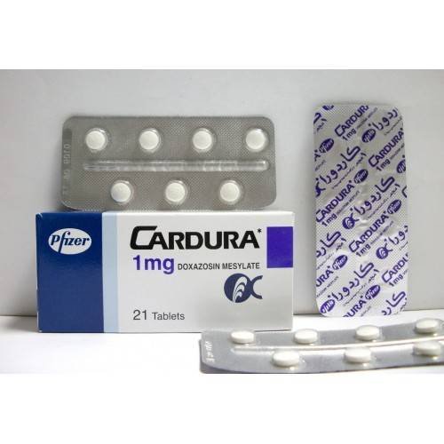 CARDURA 1 MG 21 TAB س.ق