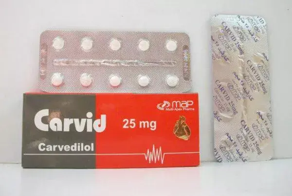 CARVID 25 MG 30 TAB