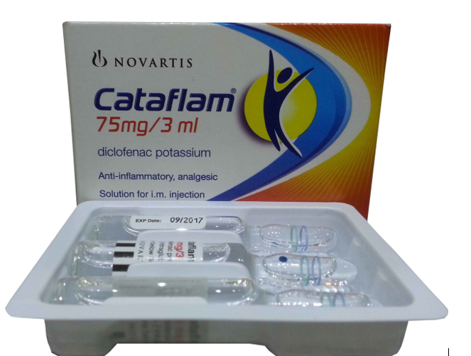 CATAFLAM 75 MG 6 AMP 3 ML س.ج