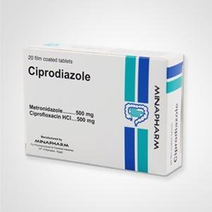 CIPRODIAZOLE 500 MG 20 TAB