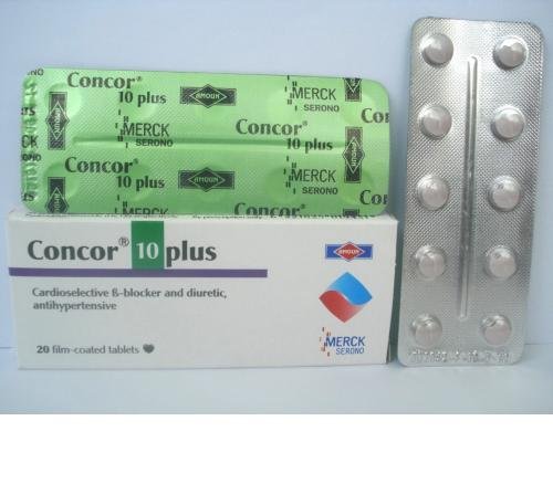 CONCOR PLUS 10 MG 30 TAB س.ج