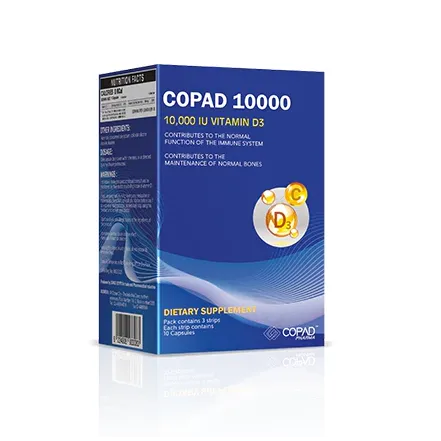 COPAD 10000 I.U VIT D3 30 CAP