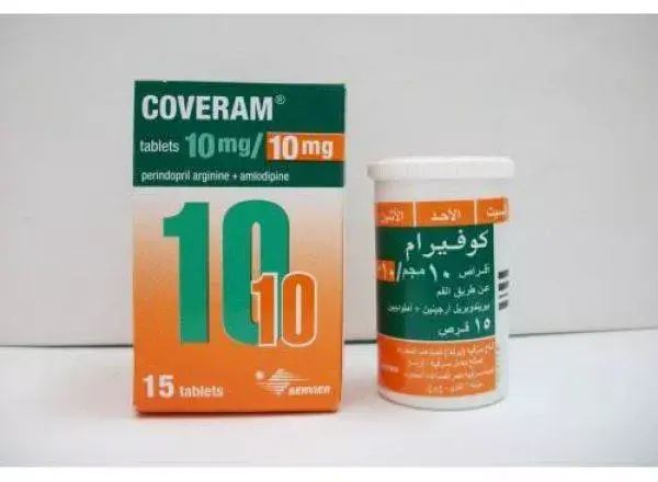 COVERAM 10/10 MG 15 TAB