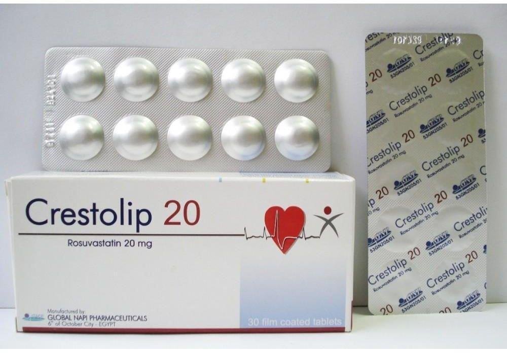 CRESTOLIP 20 MG 30 TAB