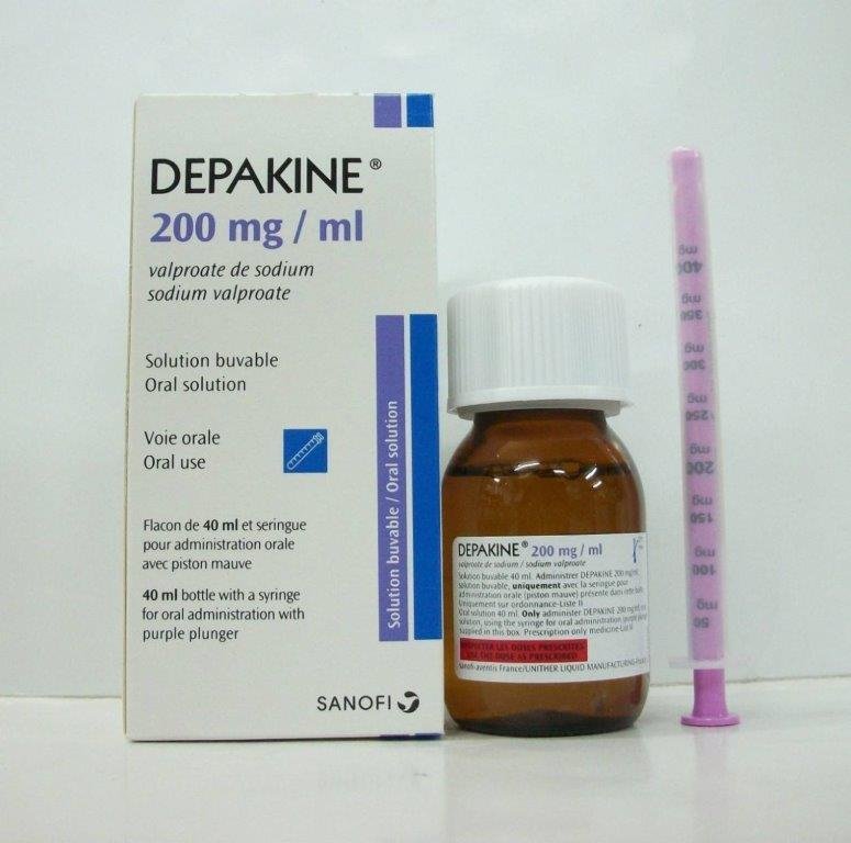 DEPAKINE ORAL SOLUTION 40 ML س.ج