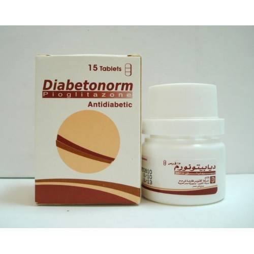 DIABETONORM 45 MG 15 TAB