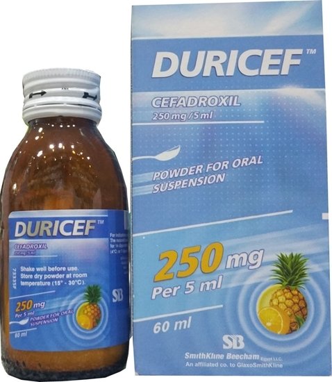 DURICEF 250 MG SYRUP 60 ML س ج