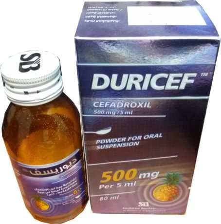 DURICEF 500 MG SUSP 60 ML س.ج