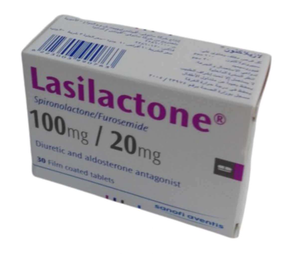 LASILACTONE 100/20 MG 30 TAB