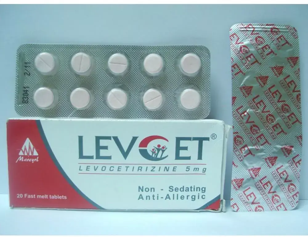 LEVCET 5 MG 20 TAB