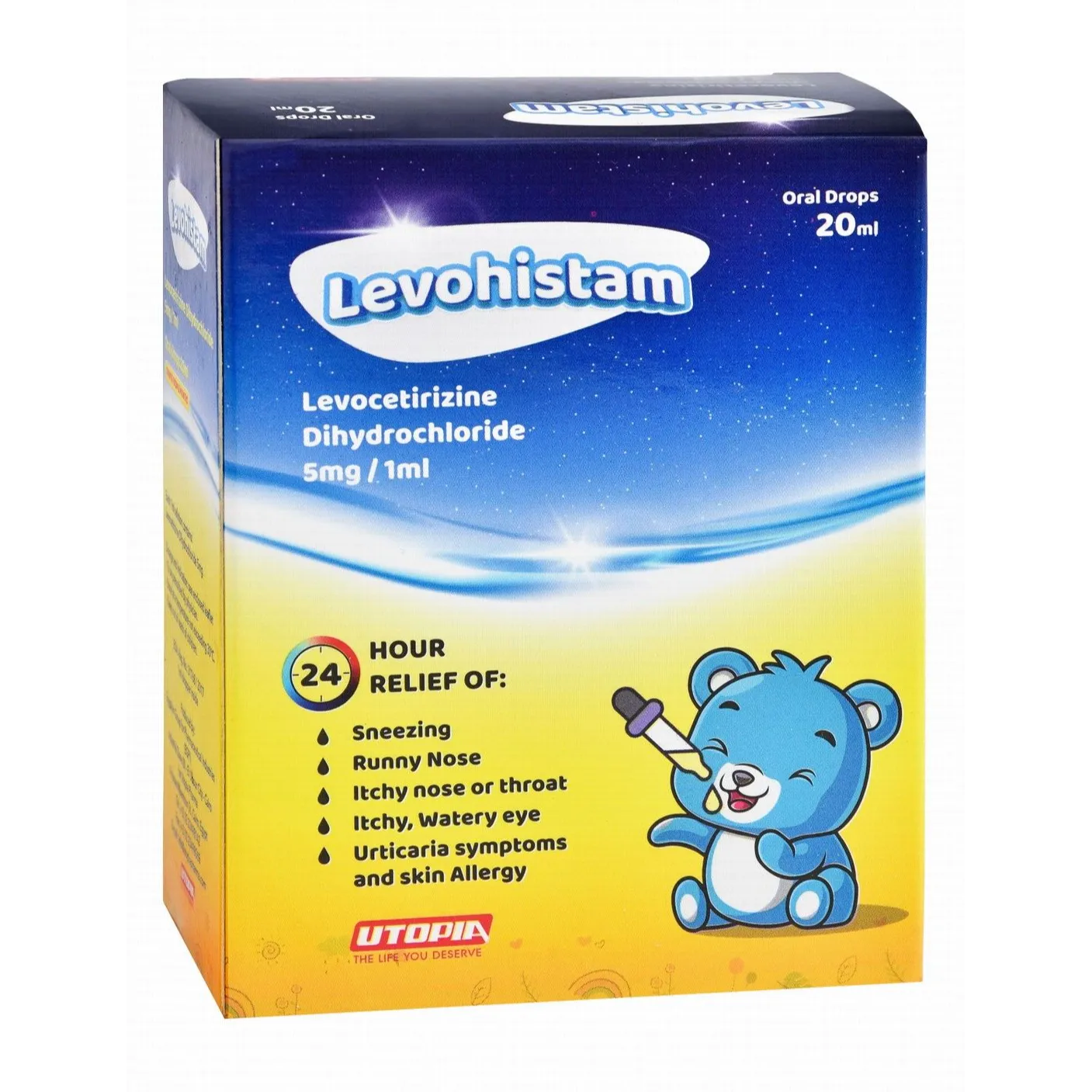 LEVOHISTAM 5 MG ORAL DROPS 20 ML