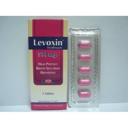 LEVOXIN 500 MG 5 TAB س.ج