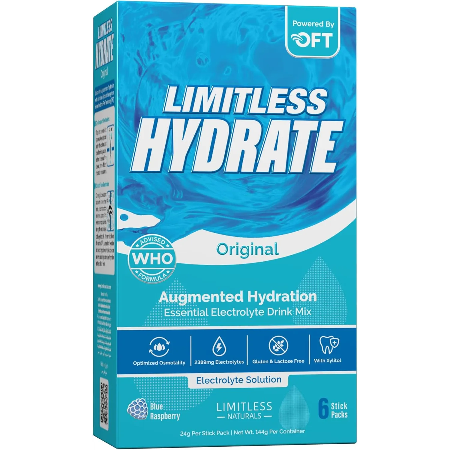 LIMITLESS HYDRATE ORIGINAL 6 STICK PACKS