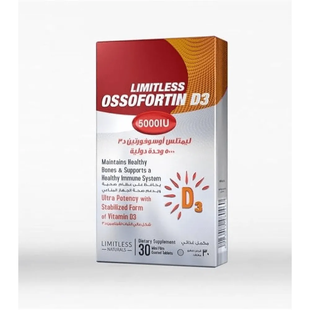 LIMITLESS OSSOFORTIN 5000 I.U 30 TAB