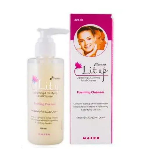LIT UP FOAMING CLEANSER 200 ML س.ج