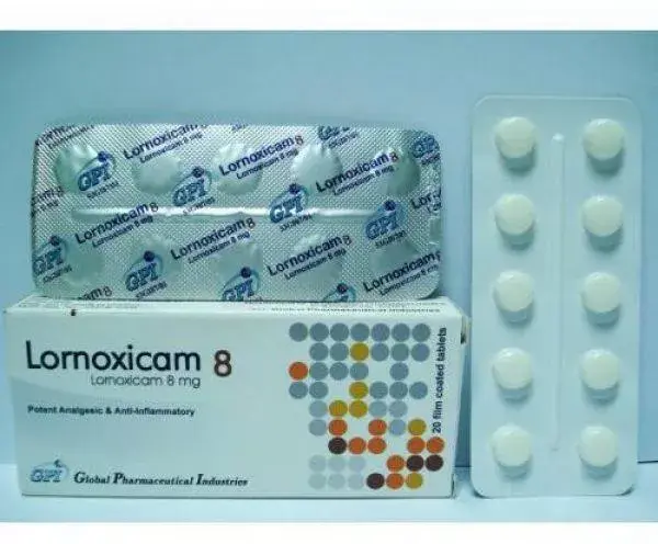 LORNOXICAM 8 MG 30 TAB