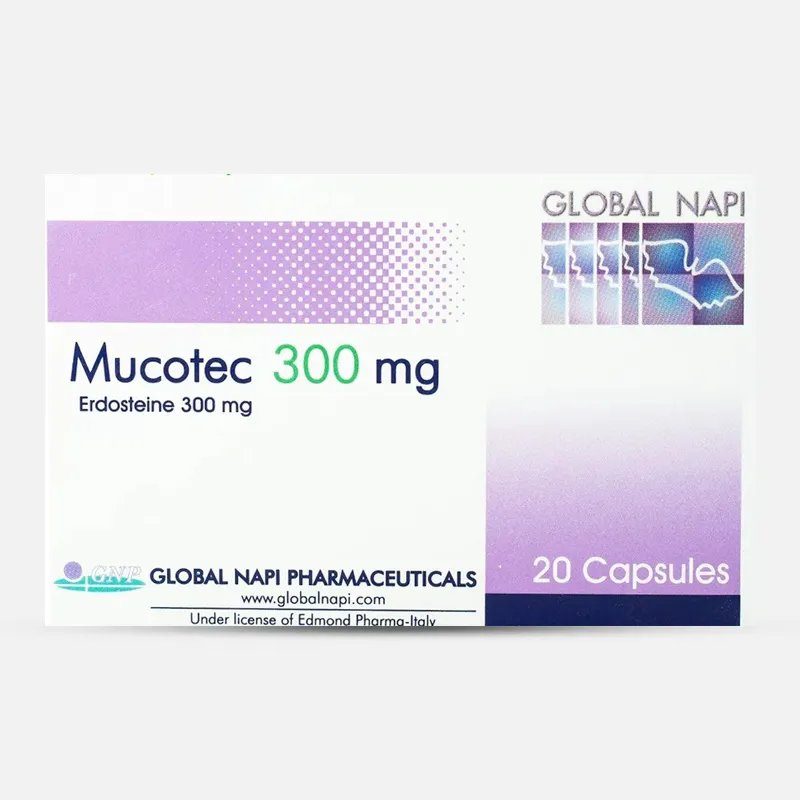 MUCOTEC 300 MG 20 CAP