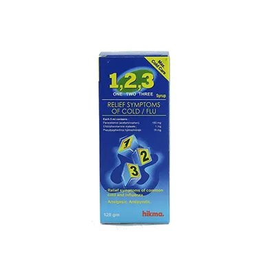 ONE(1)TWO(2)THREE(3) SYRUP 120 ML س.ج