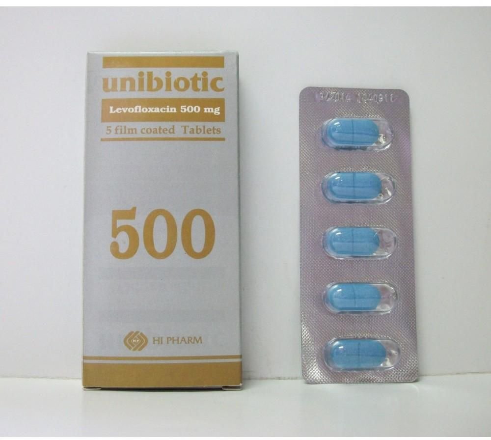 UNIBIOTIC 500 MG 5 CAP