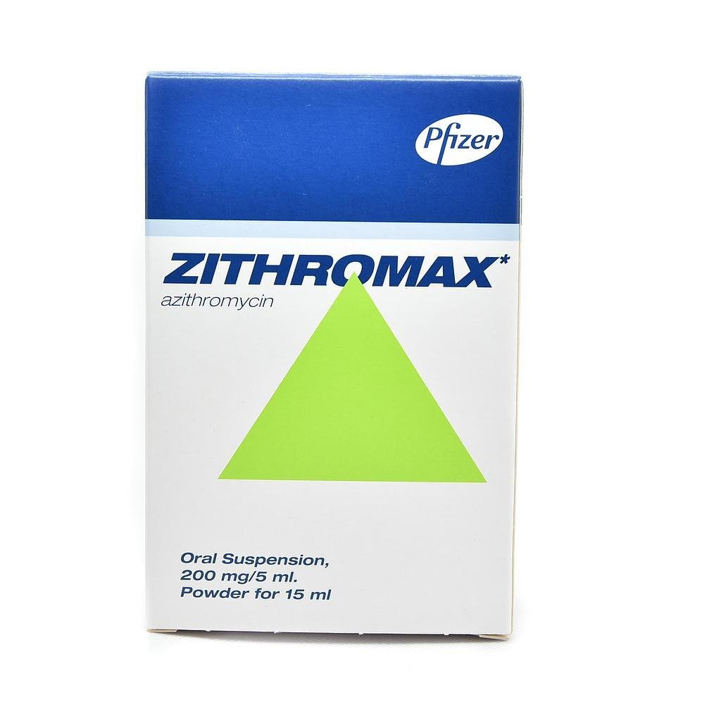 ZITHROMAX 600 MG SUSP 15 ML