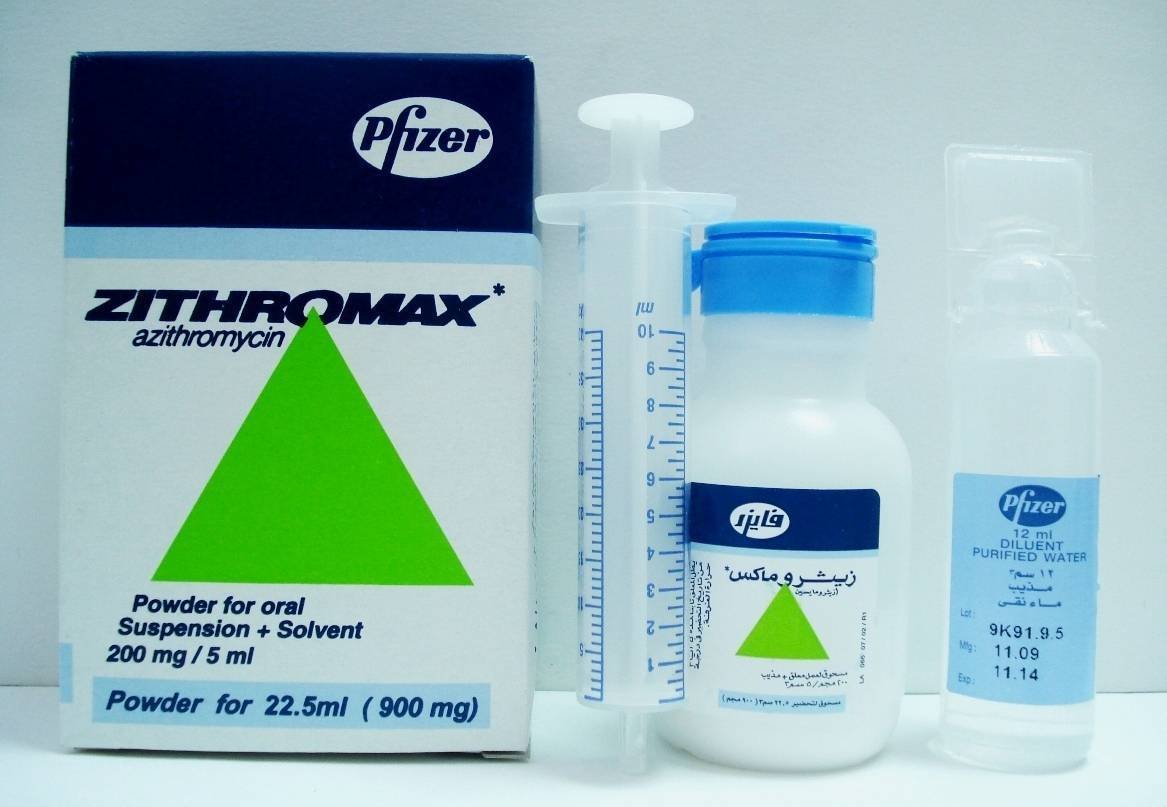 ZITHROMAX 900 MG SUSP 22.5 ML
