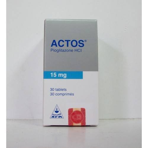 ACTOS 15 MG 30 TAB س.ج