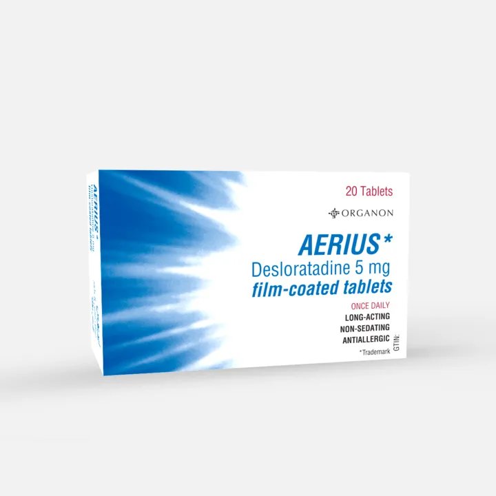 AERIUS 5 MG 20 TAB س.ج