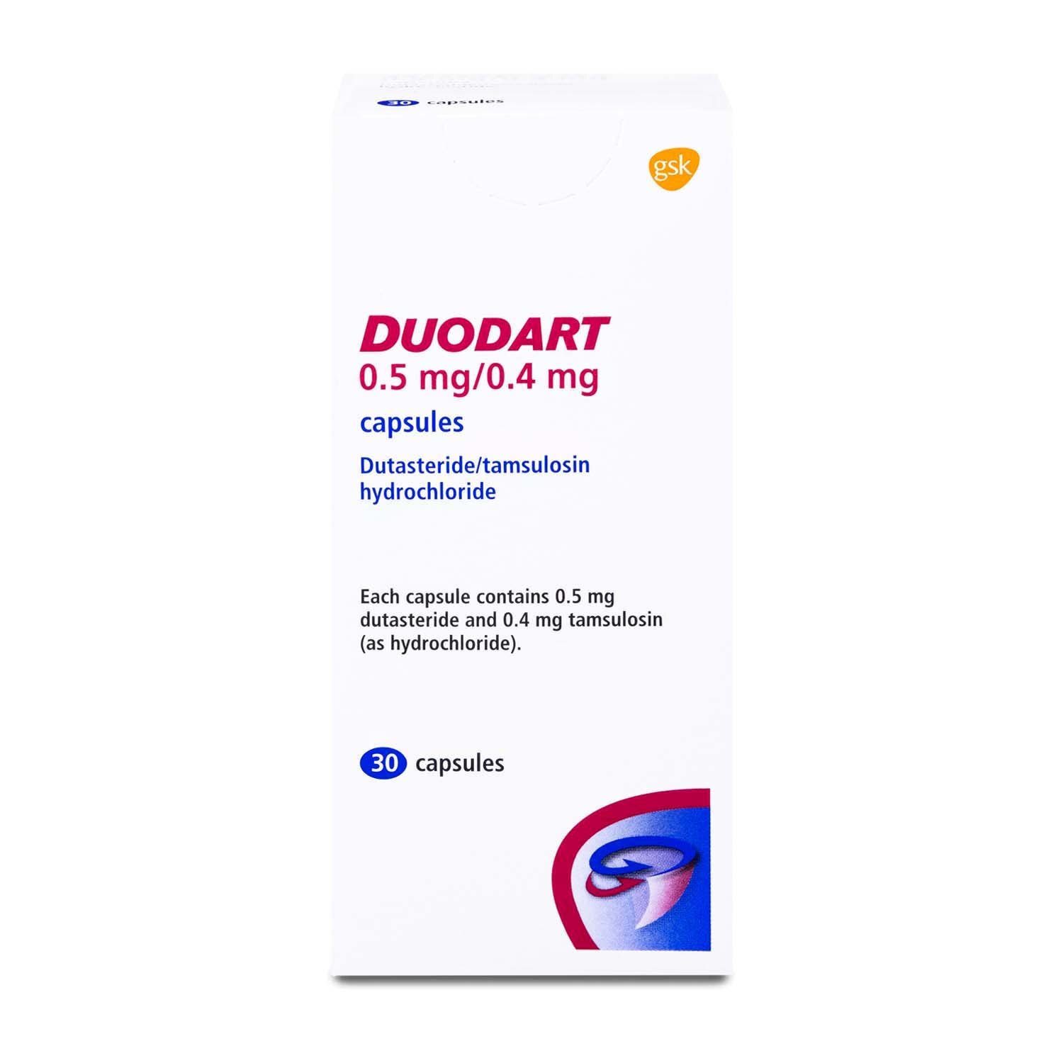 DUODART 0.5 MG/0.4 MG 30 CAP س.ج