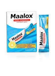 MAALOX 20 SACHETS نكهة الليمون
