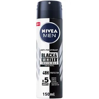 NIVEA SPRAY FOR MEN (INVISIBLE) 150ML خصم