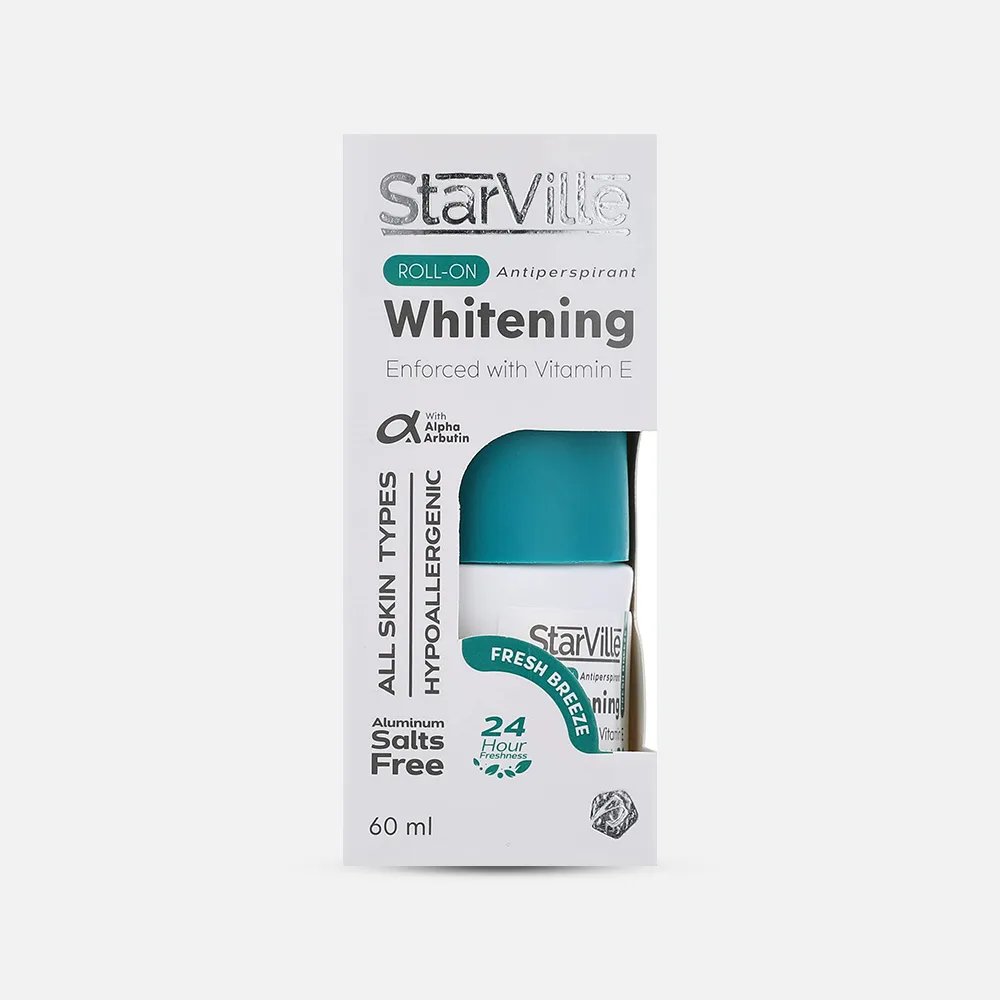 STARVILLE WHITENING ROLL ON 60ML FRESH BREZE