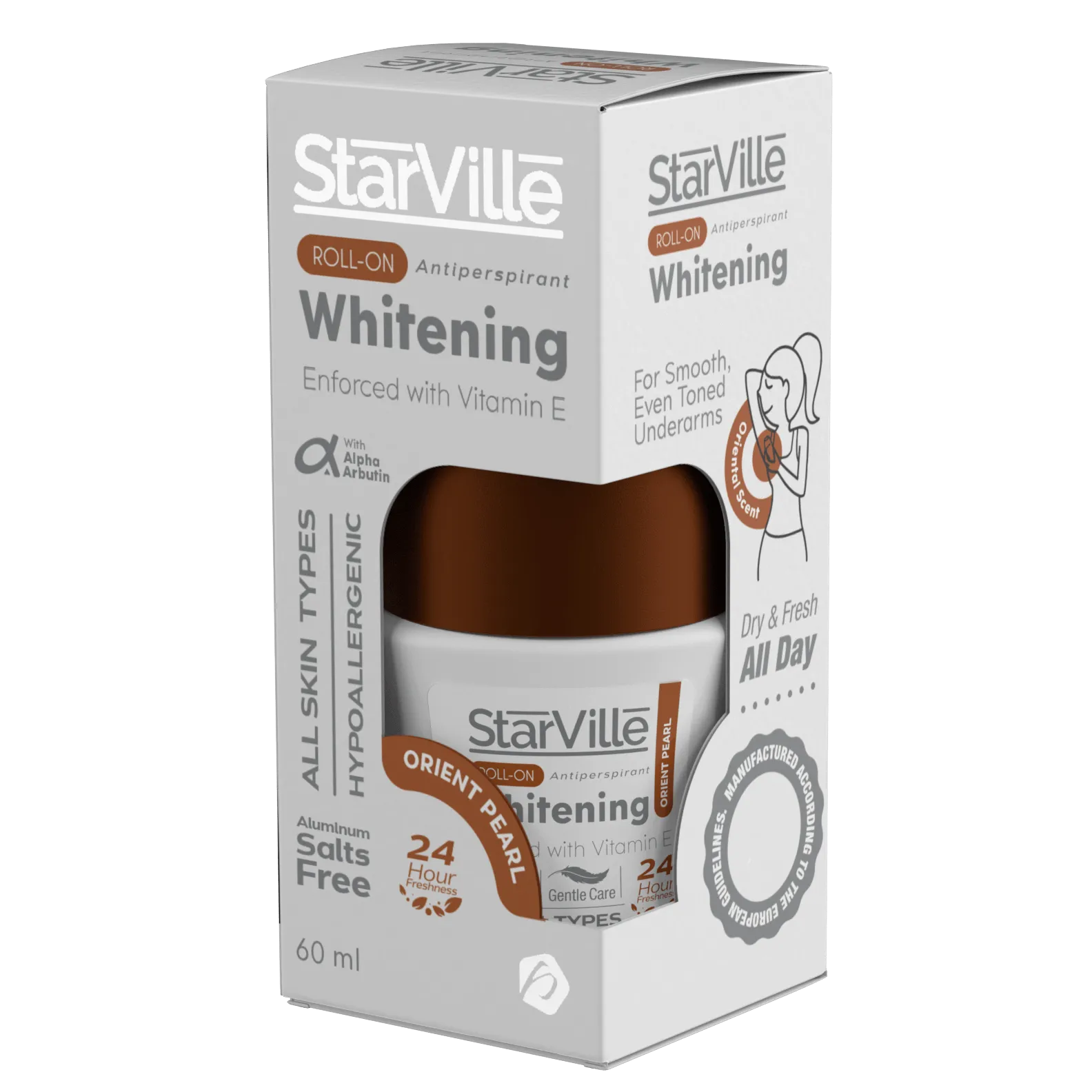 STARVILLE WHITENING ROLL ON ORIENT PEARL 60ML