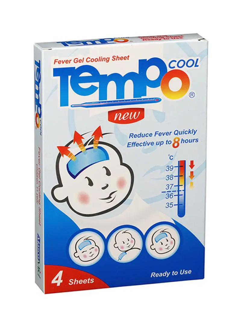 TEMPO COOL كمادات جيل خافضة للحرارة