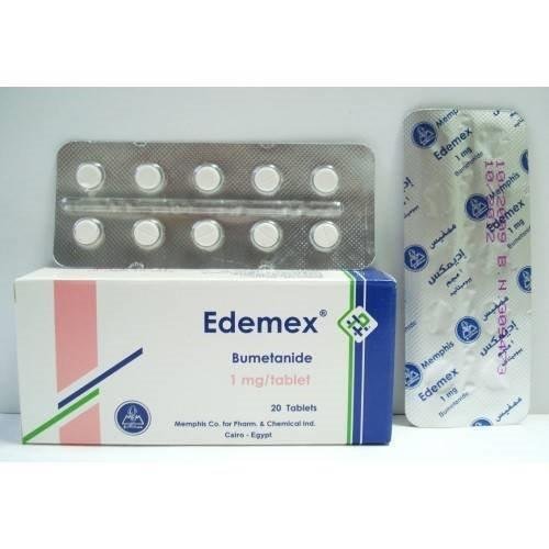 EDEMEX 1 MG 20 TAB