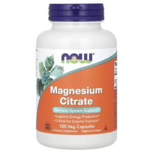 MAGNESIUM CITRATE 120 VEG CAPS NOW شركة