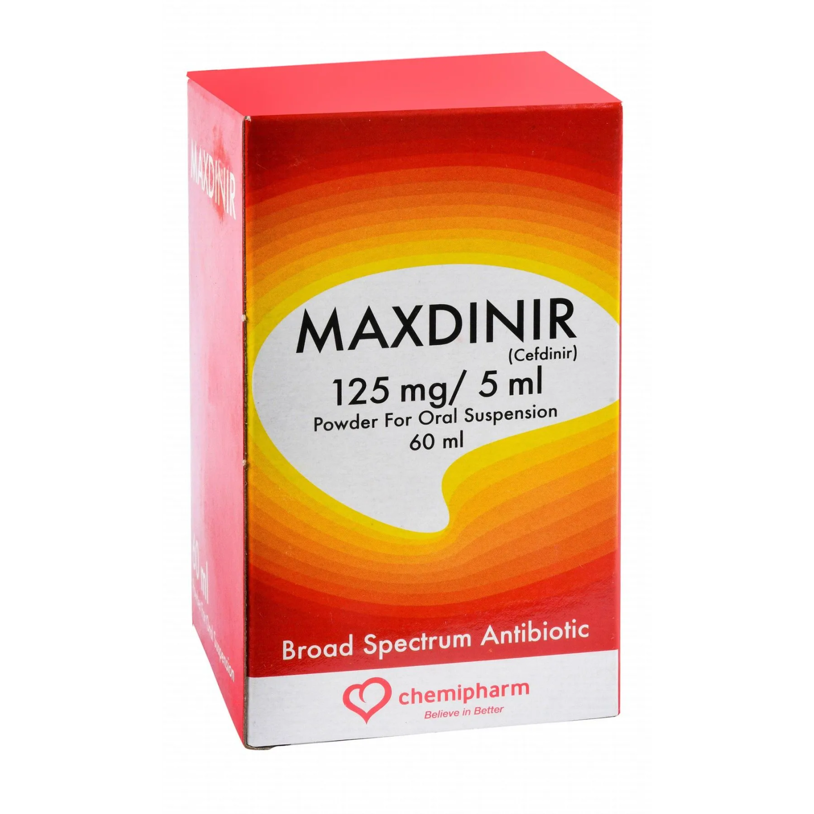 MAXDINIR 125 MG 60 ML SUSP
