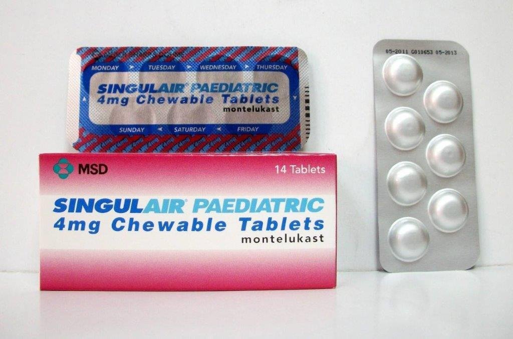 SINGULAIR PAEDIATRIC 4 MG 14 CHEW TAB س.ج