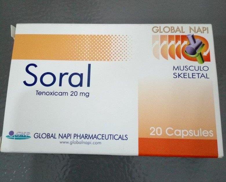 SORAL 20 MG 30 CAP