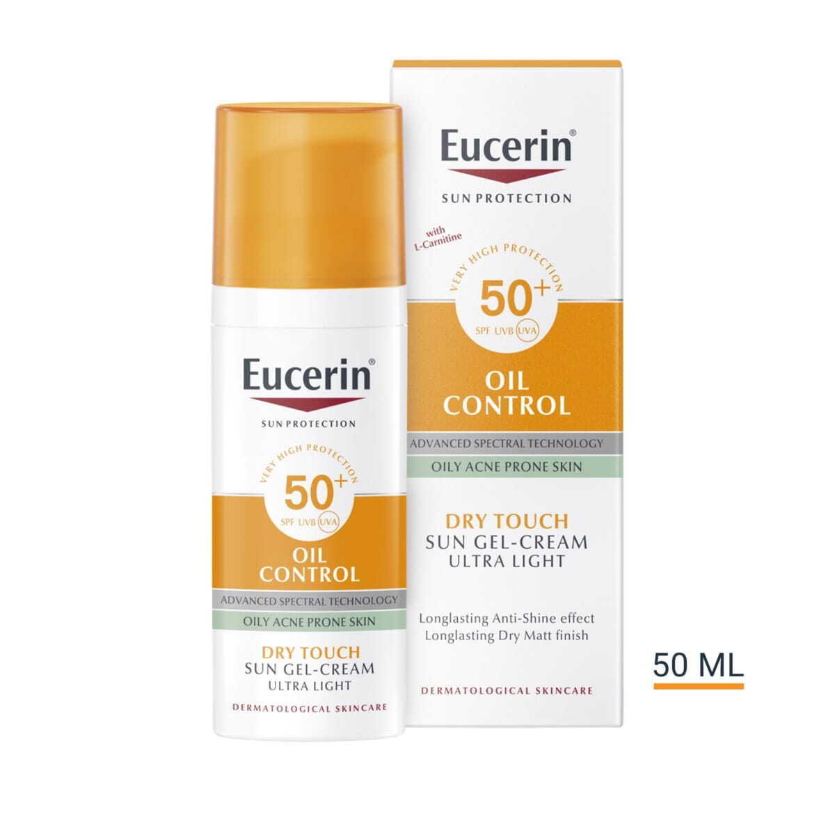 EUCERIN SPF50+ OIL CONTROL DRY TOUCH GEL CREAM 50