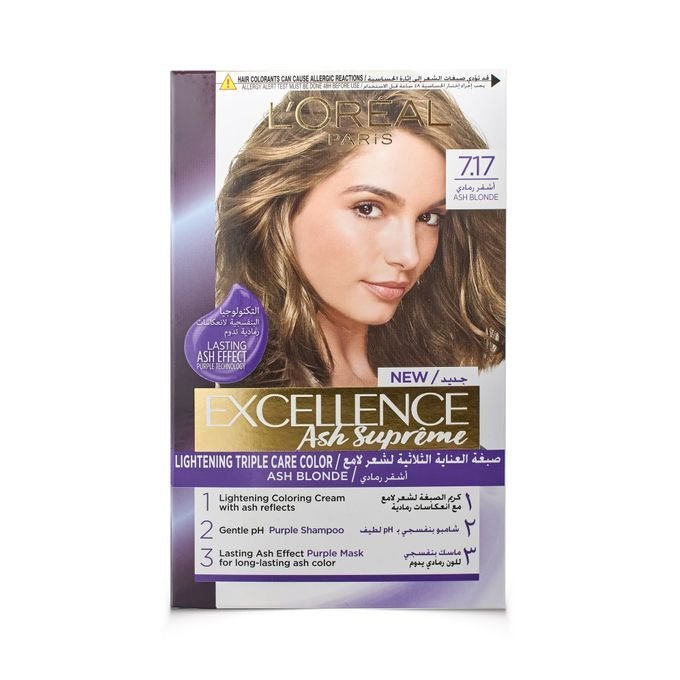 LOREAL EXCELLENCE ASH BLONDE 7.17