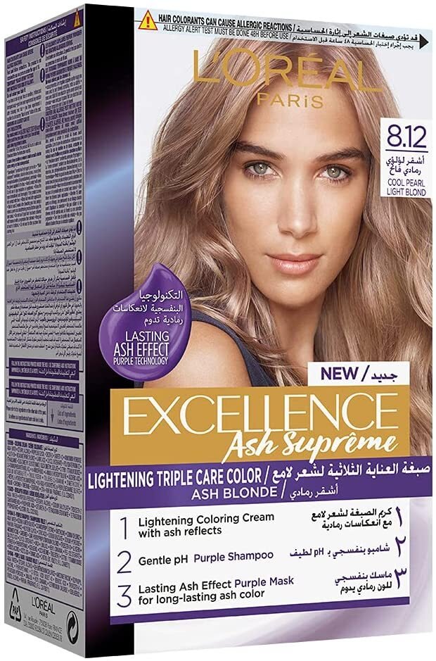 LOREAL EXCELLENCE COLL PEARL LIGHT BLOND 8.12