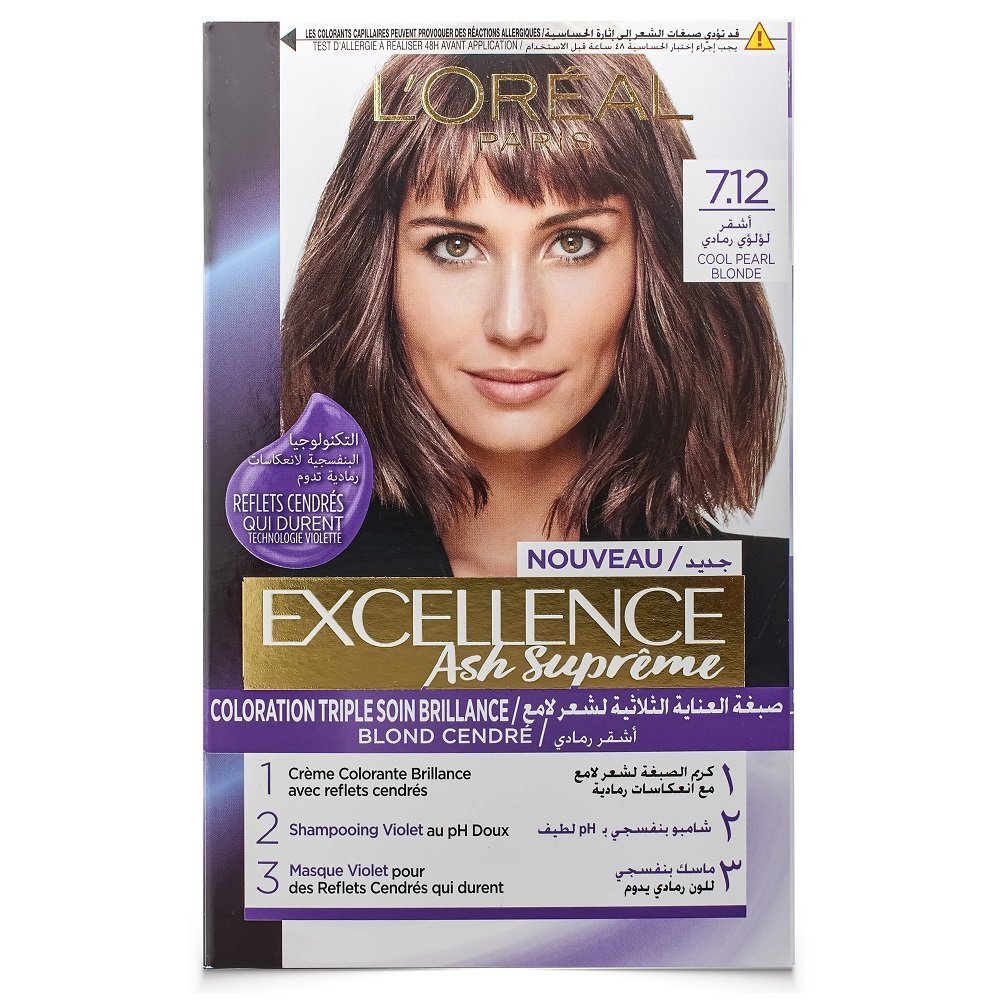 LOREAL EXCELLENCE COOL PEARL BLONDE 7.12