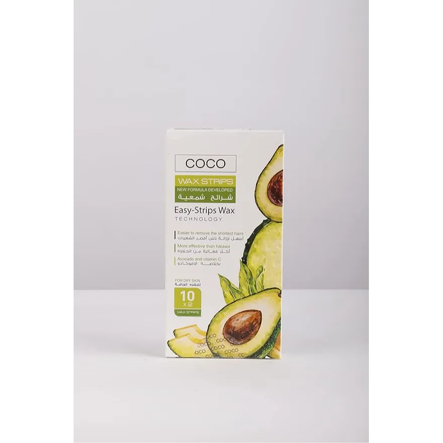 COCO WAX STRIPS DRY SKIN 10 STRIPS