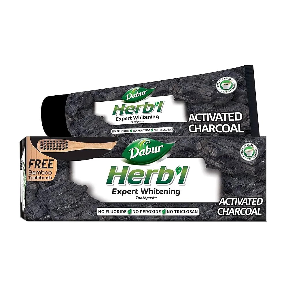 DABUR HERBAL ACTIVATED CHARCOAL 140 GM