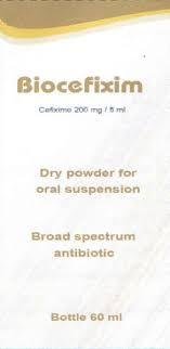 BIOCEFIXIM 200 MG SUSP 60 ML